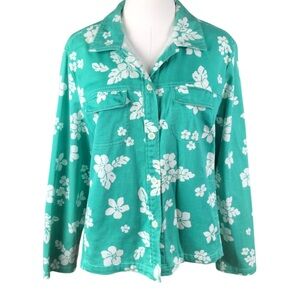 Pendleton Original Lightweight Jacket Shacket Large READ! Turquoise Green